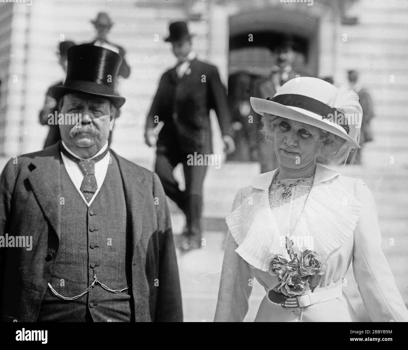 Uomo politico australiano Sir George Houstoun Reid (1845-1918) e Lady Reid ca. 1910-1915 Foto Stock