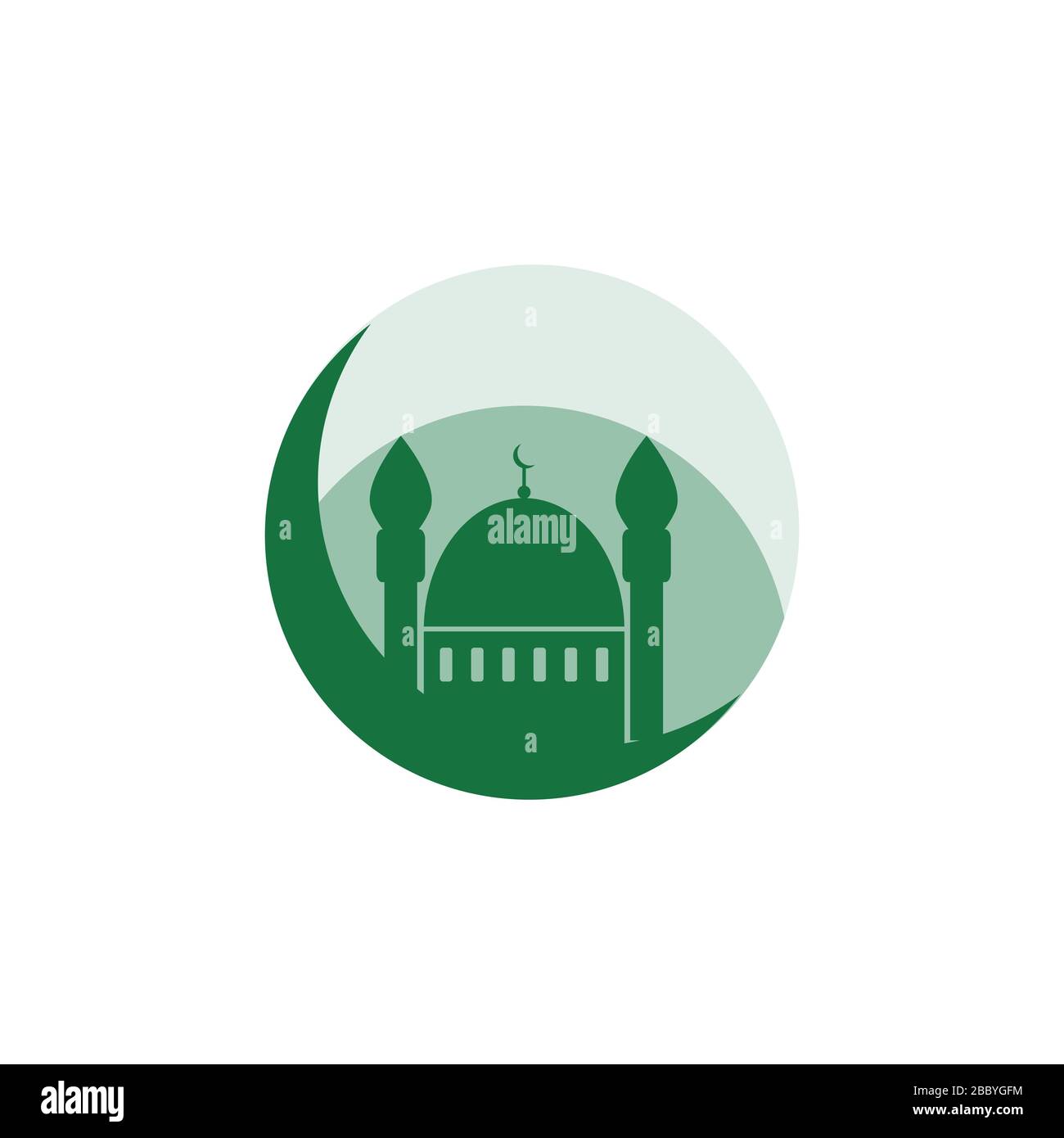 Il Ramadan greeting card con la calligrafia Araba Ramadan Kareem. Sfondo islamico la metà di un mese con moschee Illustrazione Vettoriale