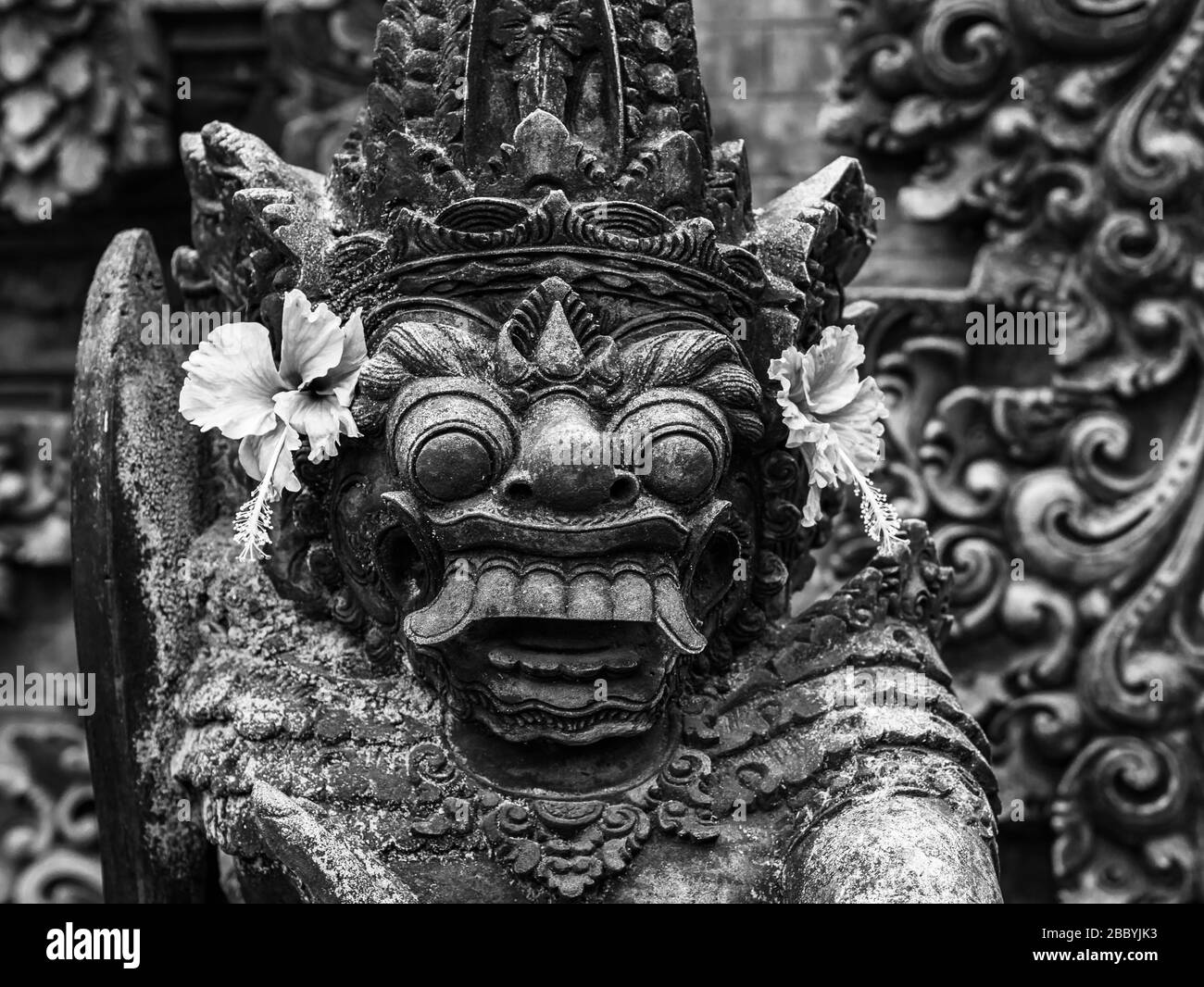 Statua al palazzo Tirta Gangga a Bali Indonesia Foto Stock
