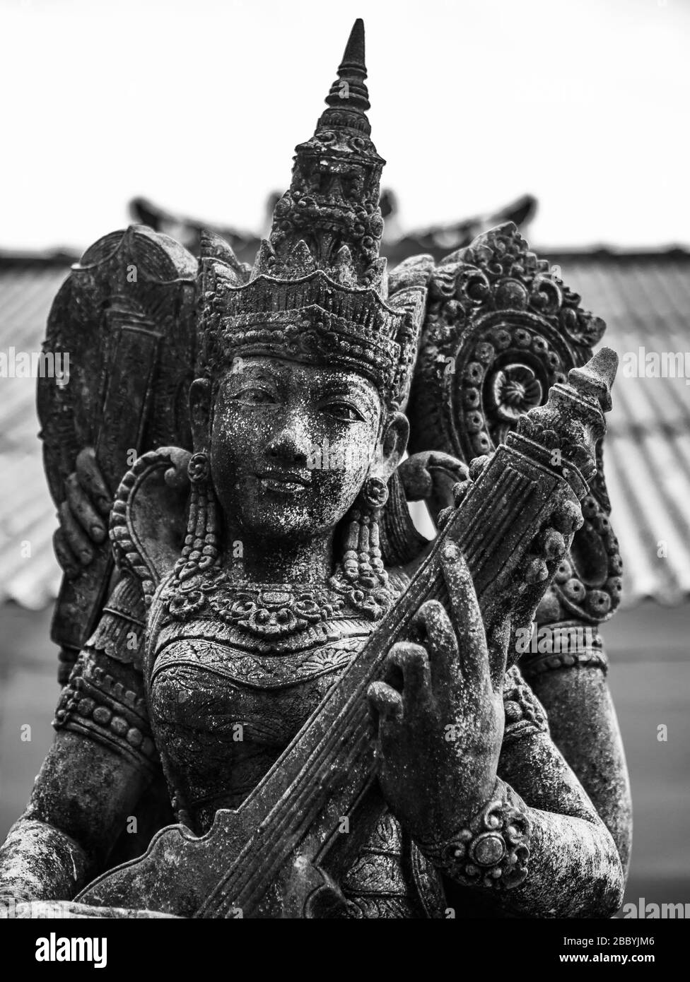 Statua al palazzo Tirta Gangga a Bali Indonesia Foto Stock