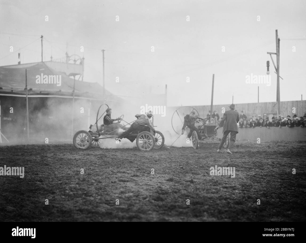 Auto Polo, Coney Island ca. 1910-1915 Foto Stock