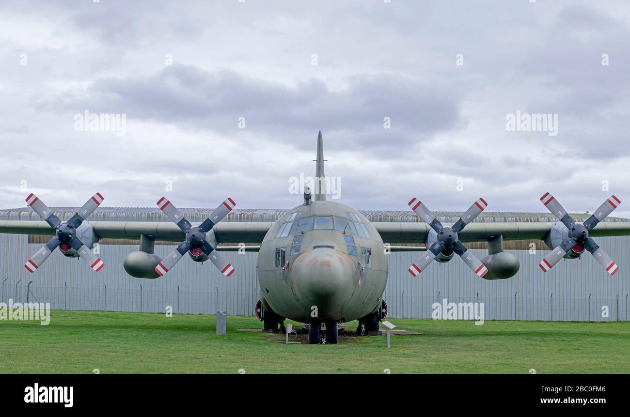 Lockheed Martin Hercules C130K Mk3, XV202 al RAF Cosford Museum Foto Stock
