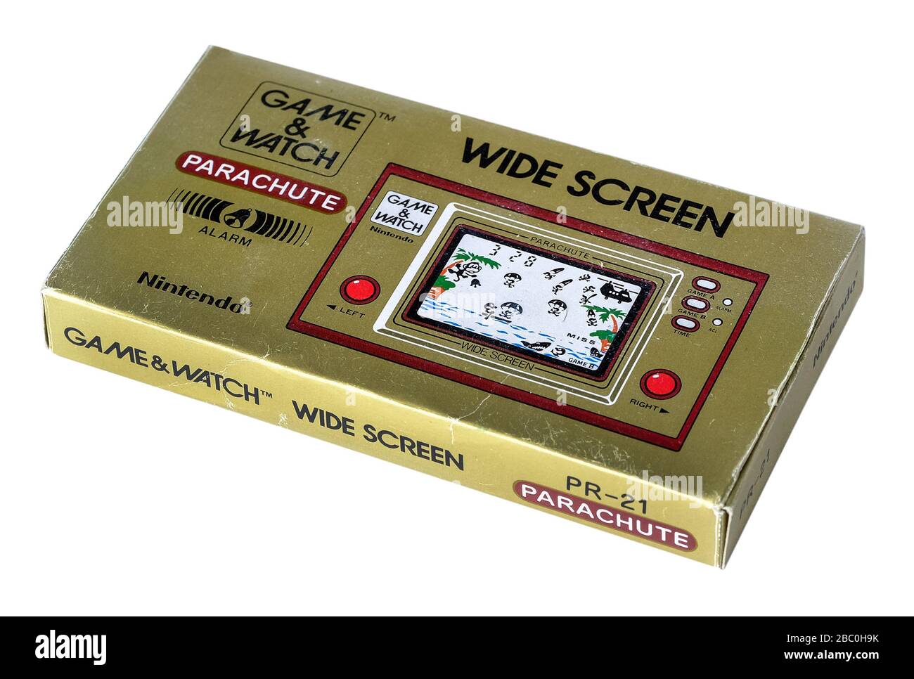 1980s Nintendo 'Game & Watch' Parachute (PR-21) gioco elettronico portatile, creato dal designer di gioco Gunpei Yokoi e prodotto dal 1980 al 1991. Foto Stock