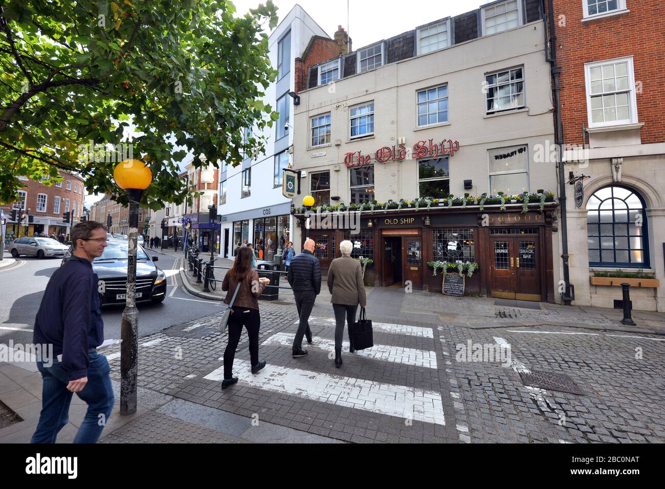 The Old Ship, King Street, Richmond, Londra, Regno Unito Foto Stock