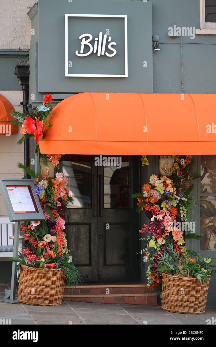 Ristorante Bill's, Richmond, Londra, Regno Unito Foto Stock