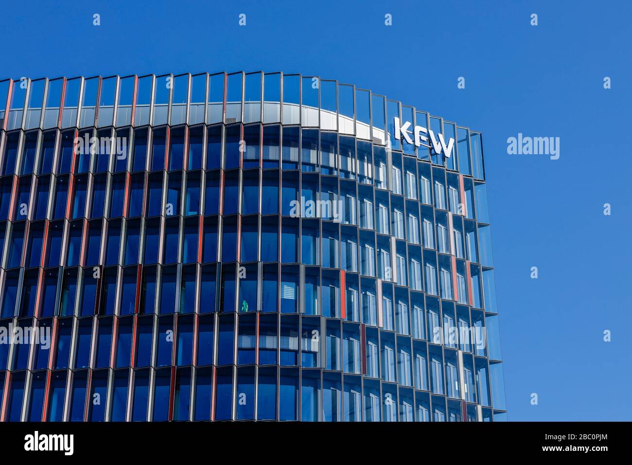 Francoforte sul principale, Hesse, Germania - KFW Bank. Frankfurt am Main, Hessen, Deutschland - KFW Bank. Foto Stock