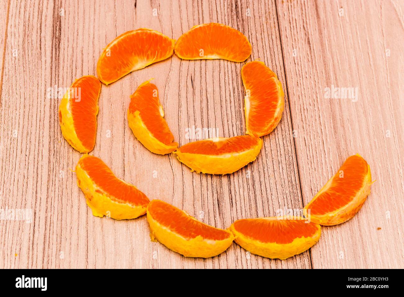 Fetta di arance Foto Stock