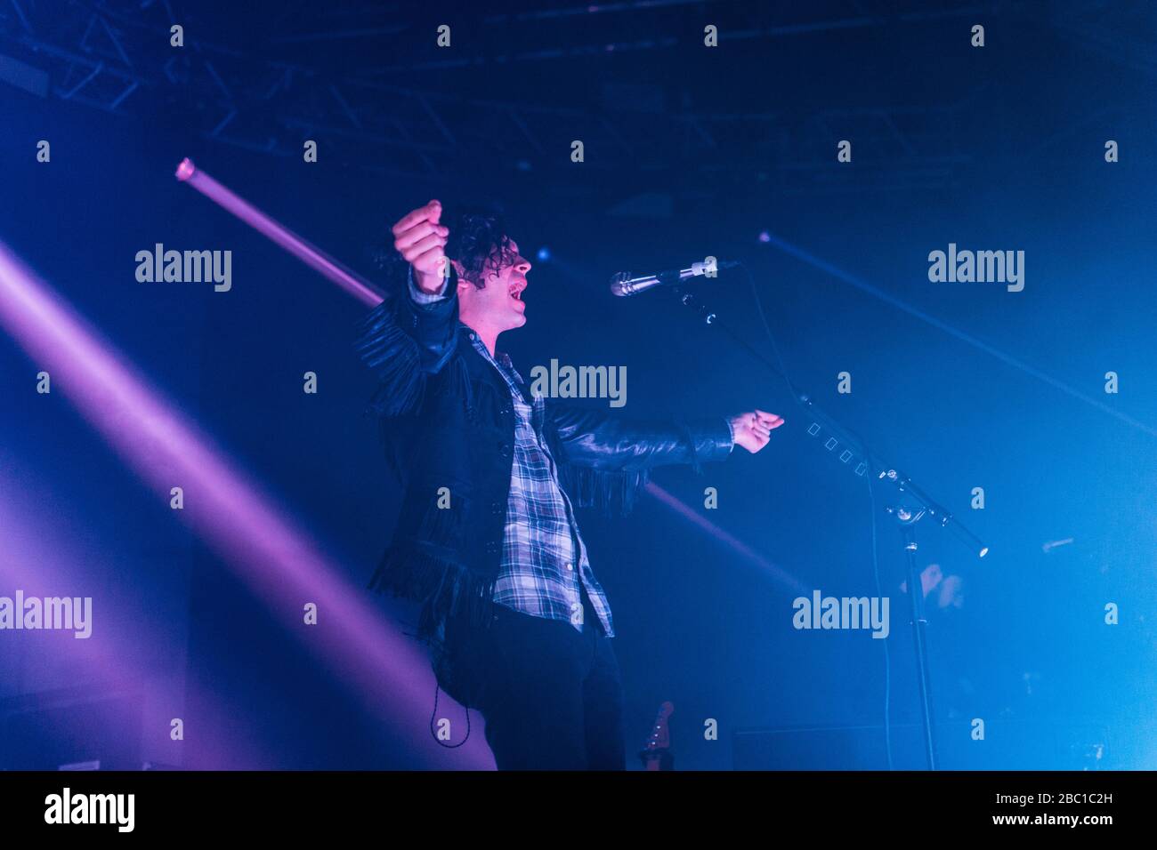 Milano Italia 12 aprile 2016 il 1975 vive a Fabrique © Giulia Manfieri/Alamy Foto Stock