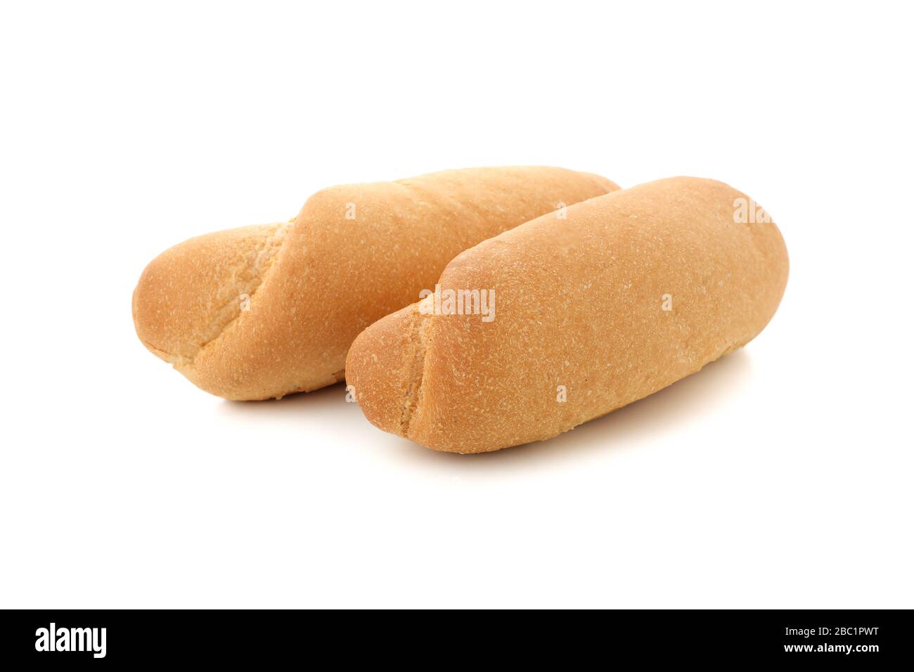 Consoli hot dog isolati su sfondo bianco Foto Stock