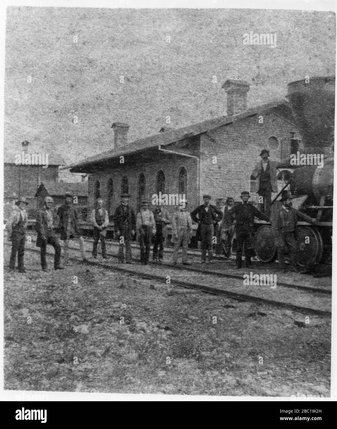 Stazione ferroviaria di Grand Trunk a Belleville, Ontario (43323470821). Foto Stock