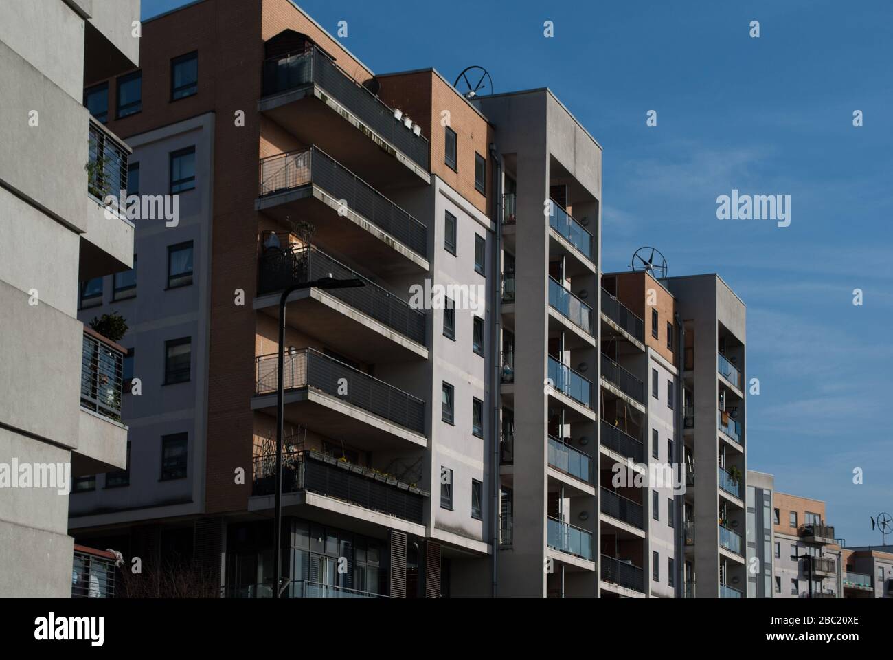 BPTW Architects Tesla Court, Factory Quarter Warple Way, East Acton, Londra, W3 Foto Stock