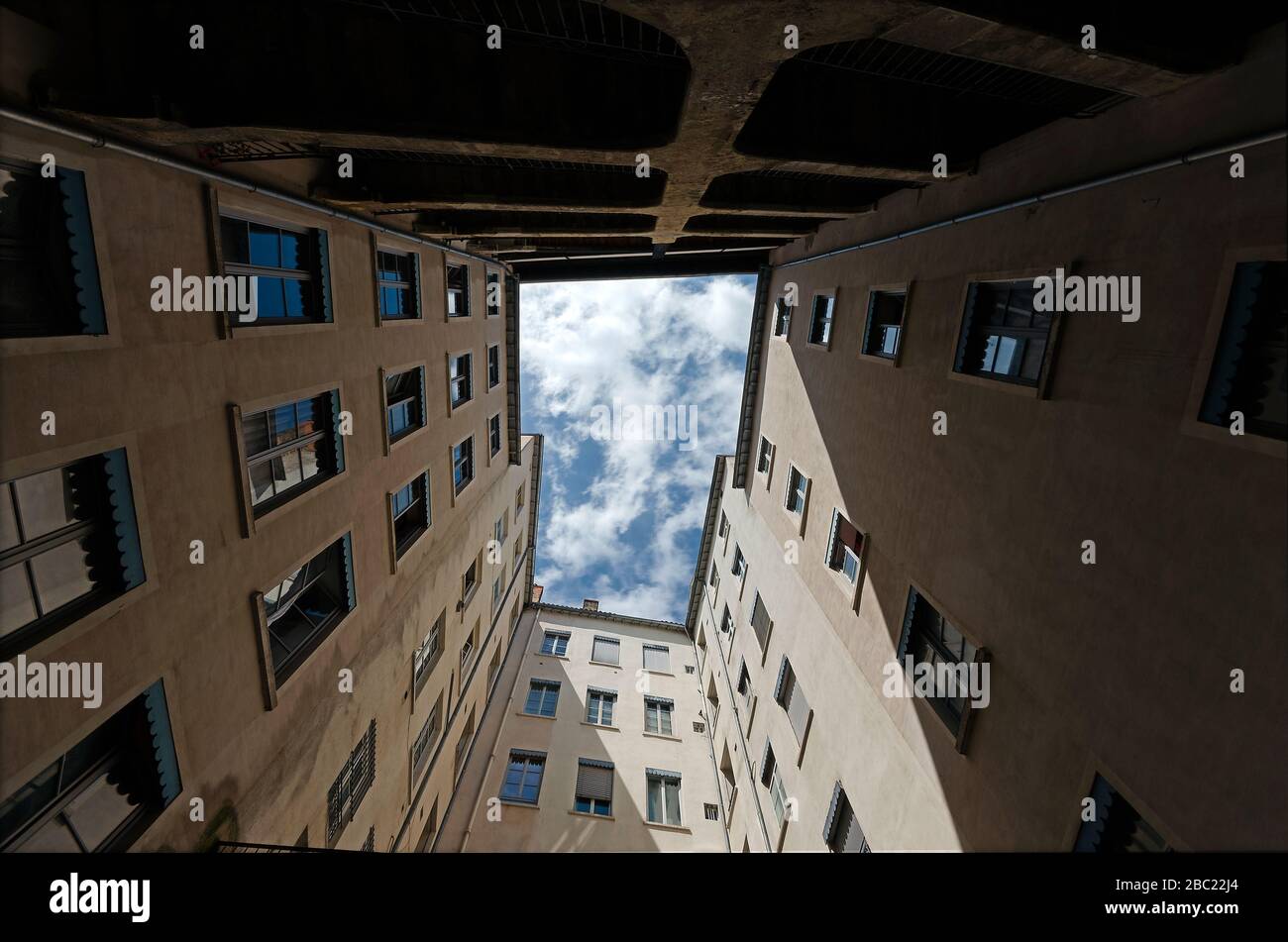 Giorno a Lione, Francia. Foto Stock