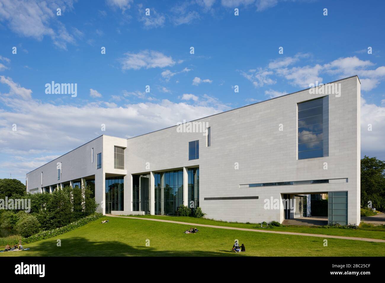 Galleria Nazionale della Danimarca (Statens Museum Kunst), estensione, progettato da C.F. Møller Architects (1998); Copenhagen, Danimarca Foto Stock