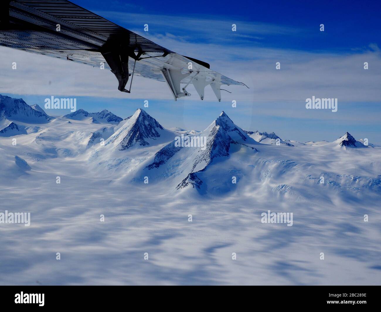 Antartide - ghiacciaio dell'Unione, campo base di Vinson, Polo Sud, aerei  Foto stock - Alamy