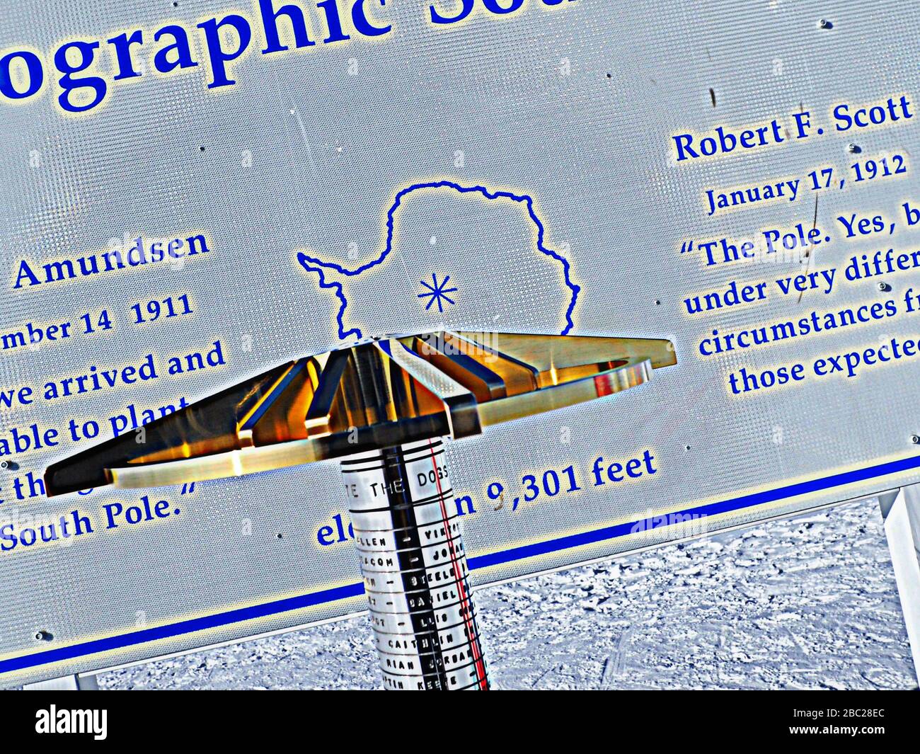 Antartide - ghiacciaio dell'Unione, campo base di Vinson, Polo Sud, aerei Foto Stock