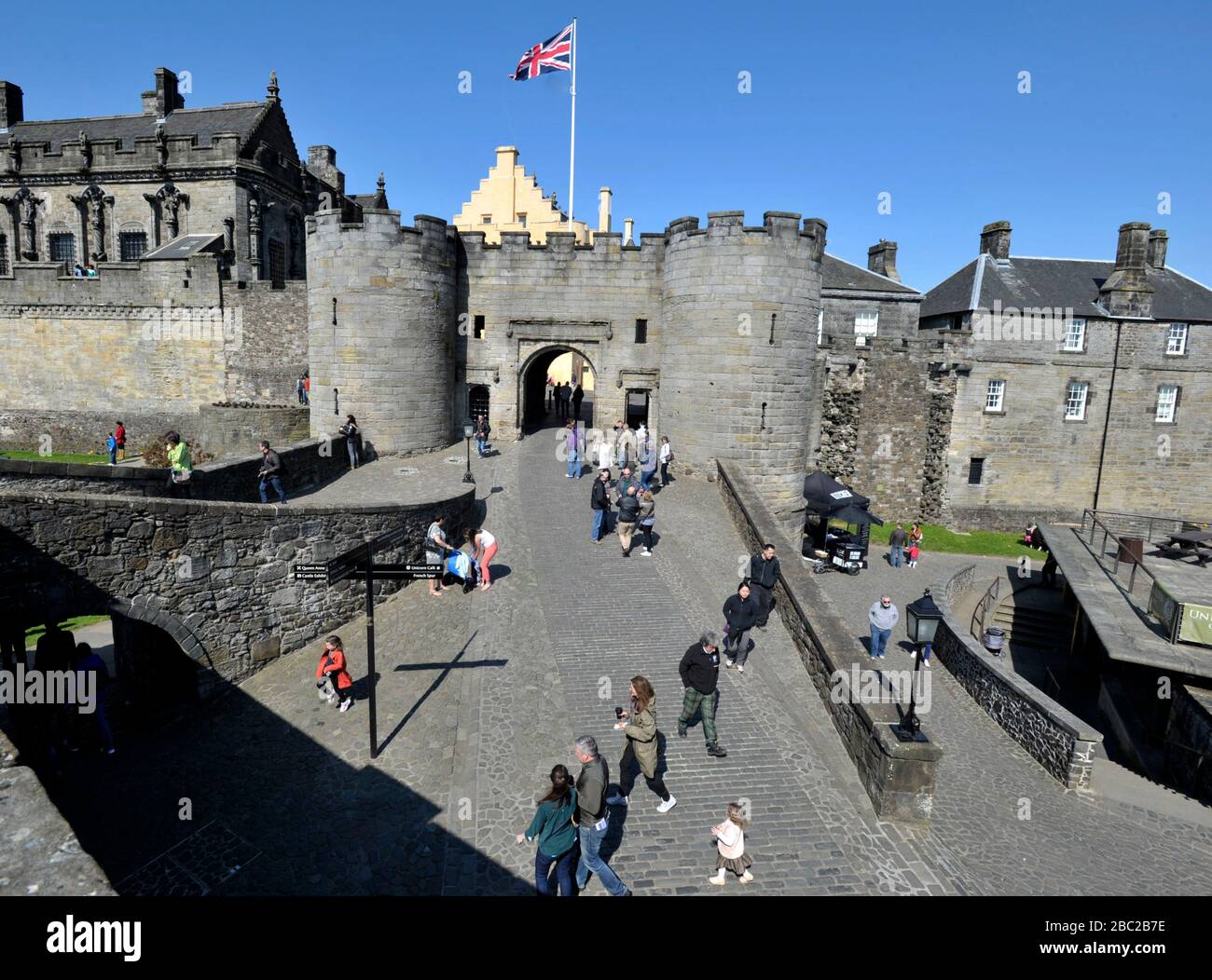 Stirling Castle, Stirling Scozia Regno Unito. Foto Stock