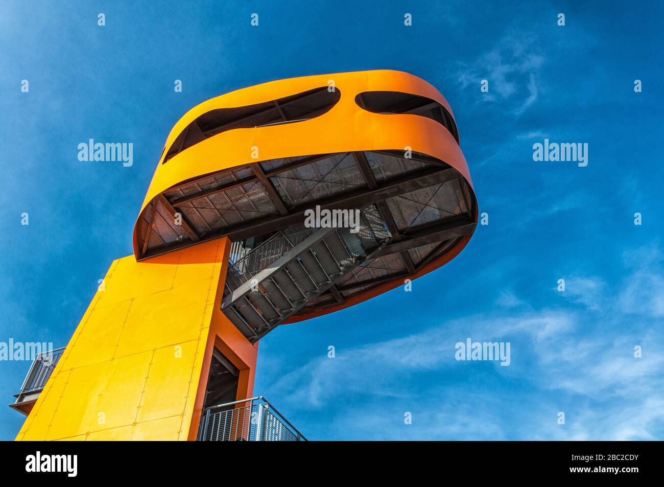 Torre di vedetta nell'Hafencity ad Amburgo Foto Stock