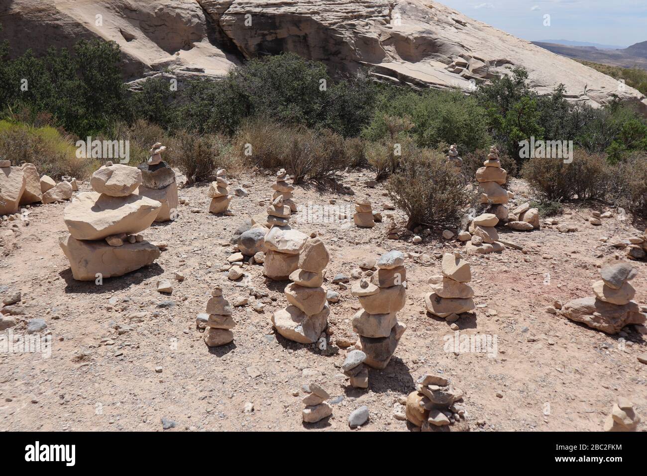 Una foto delle rocce al Red Rock Canyon Foto Stock