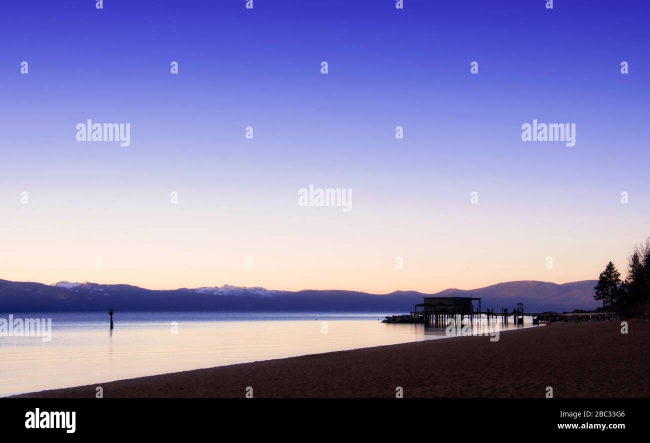 Lago Tahoe Foto Stock Lago Tahoe Foto Stock
