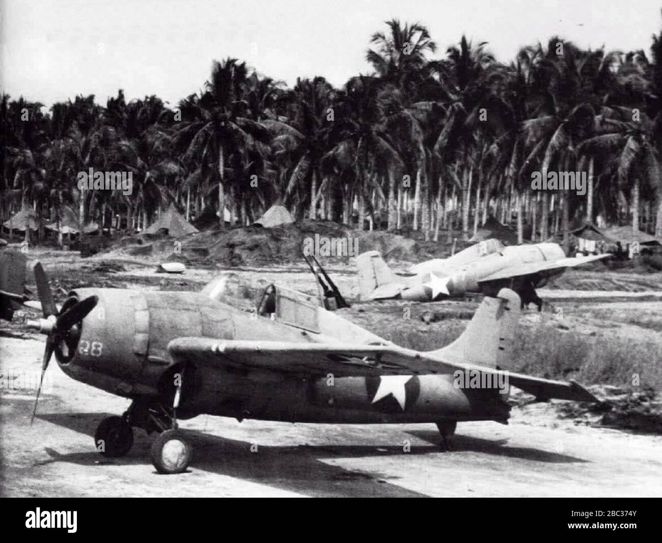 Grumman F4F-4s Henderson Field 1942 NAN1-93. Foto Stock