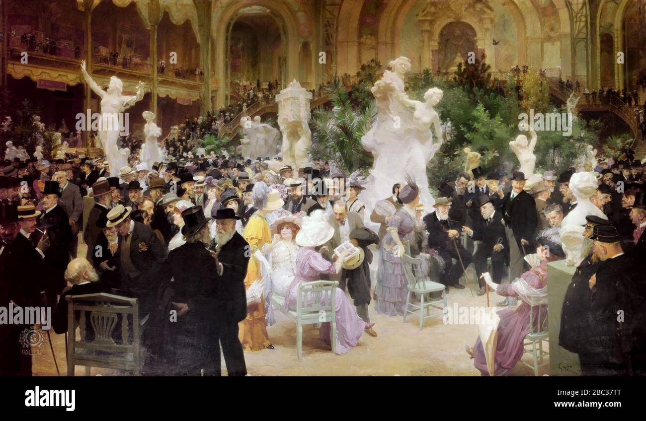 Grün - Venerdì al Salone degli Artisti francesi. Foto Stock