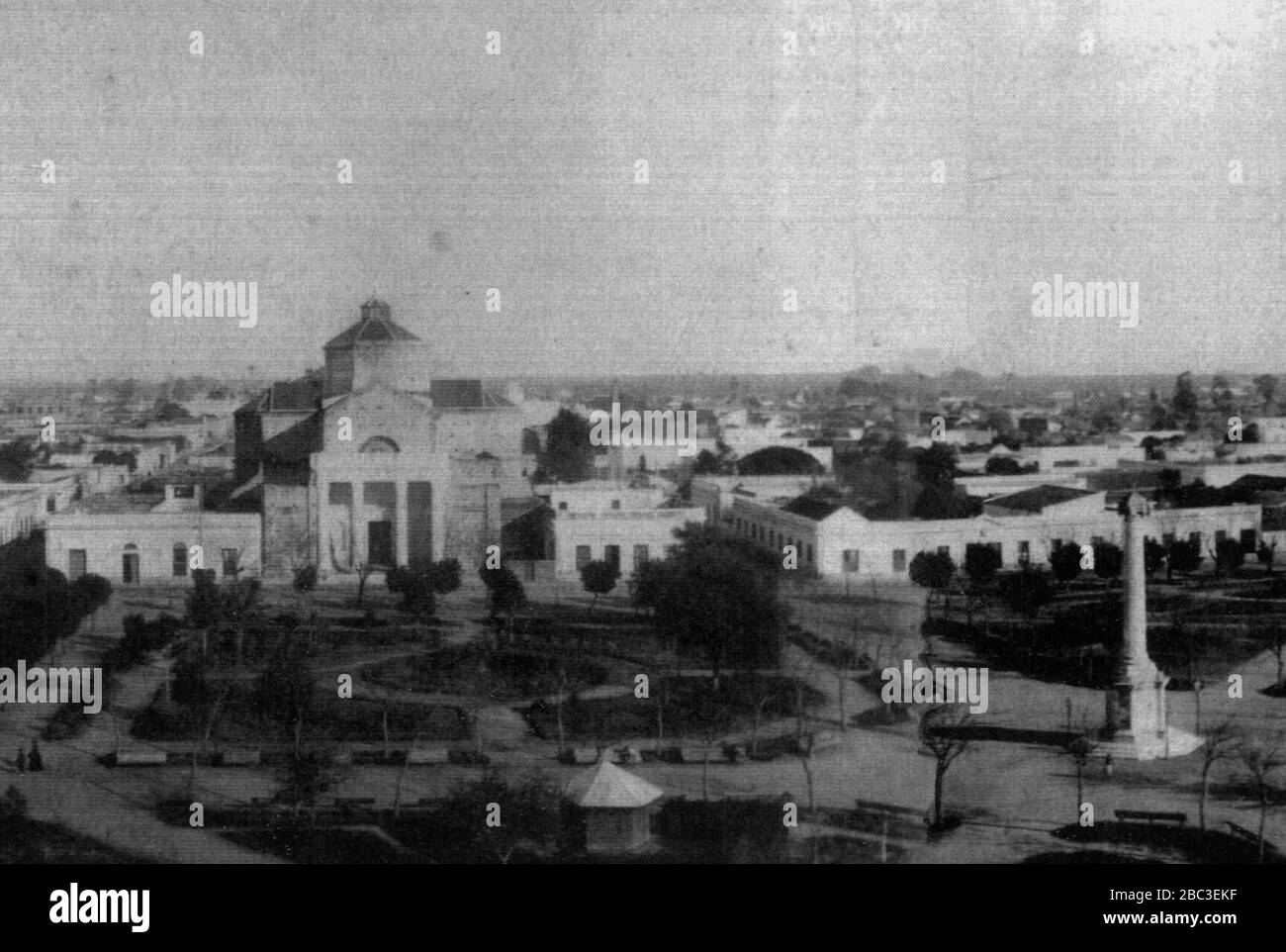 Gualeguaychú vista hacia 1900. Foto Stock