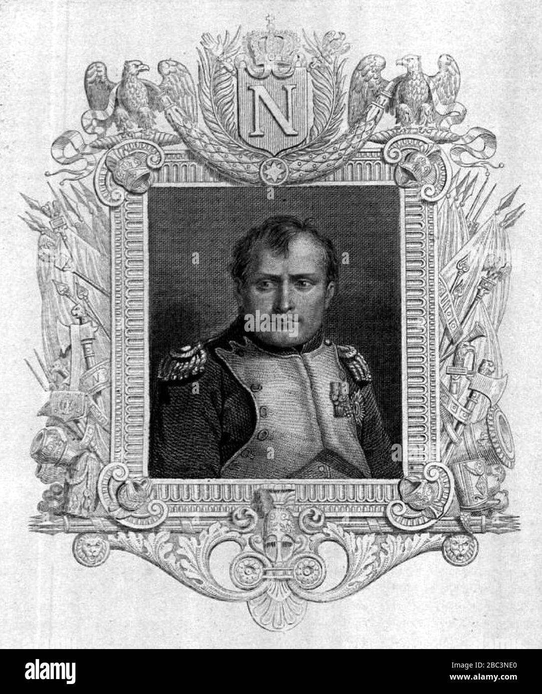 Guida pittoresque 120 Napoleone i di Francia tagliato. Foto Stock