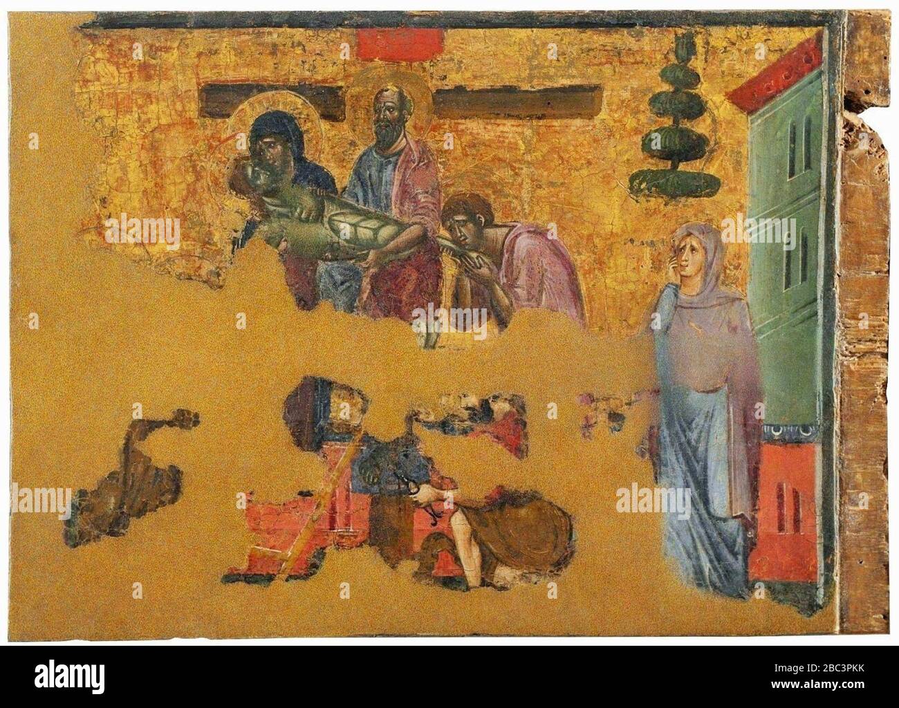Guido da Siena - deposizione Foto Stock Guido da Siena - deposizione Foto Stock