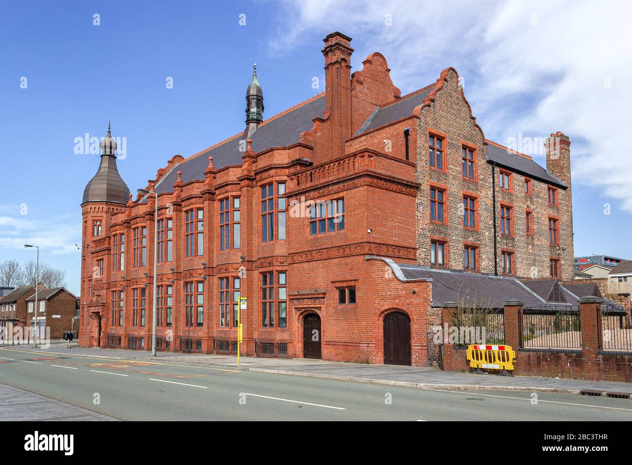 Il Florrie (Istituto per ragazzi di Firenze), club sociale in Mill Street a Dingle, Liverpool. Foto Stock