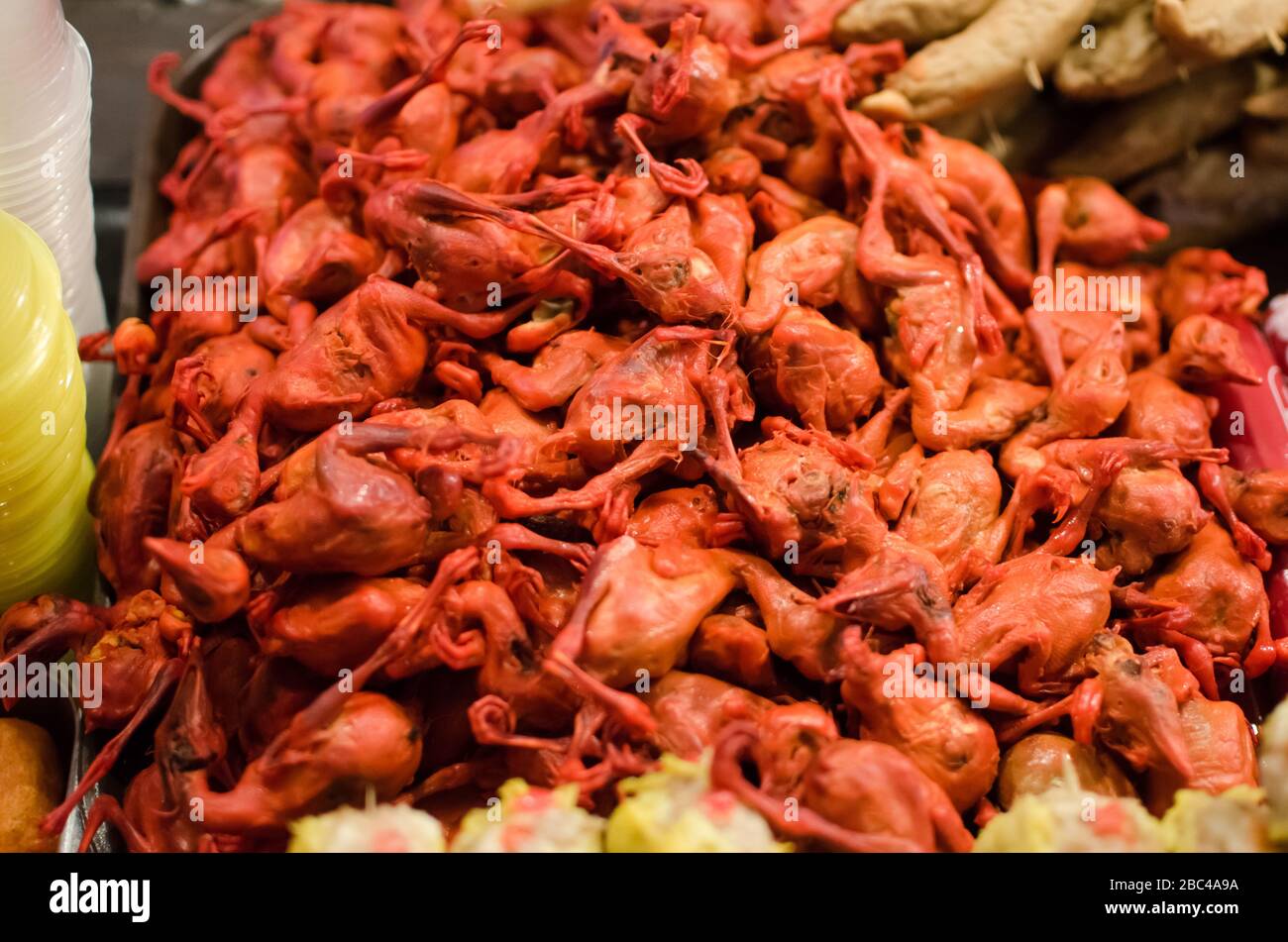 Cibo di strada filippino Foto Stock