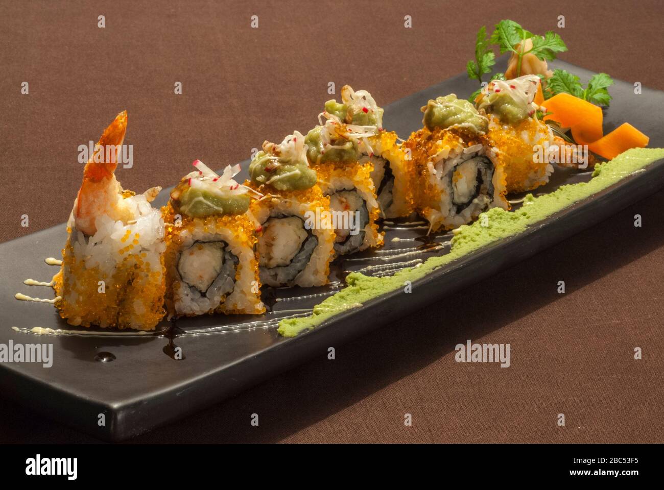 Fusion Sushi - cucina fusion Foto Stock