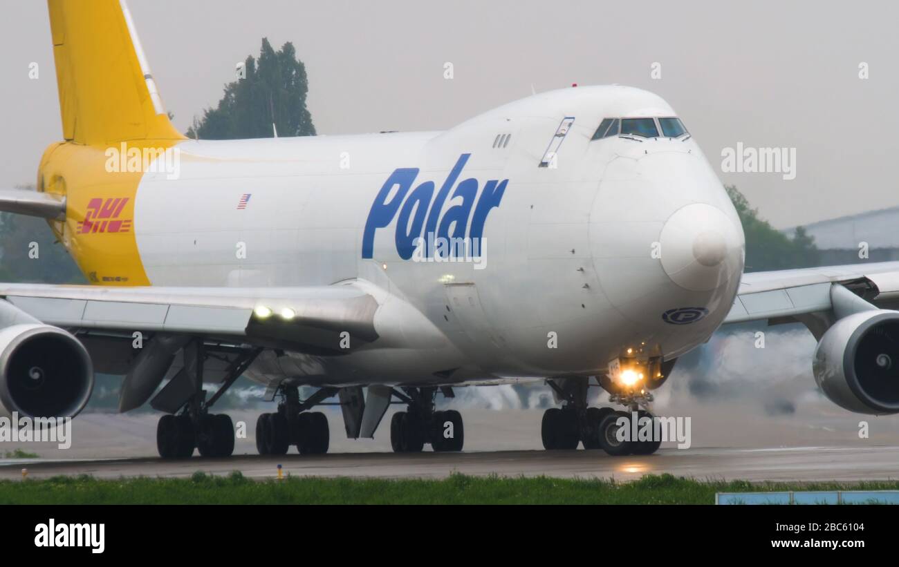 Cargo Polar Air Boeing 747 Foto Stock