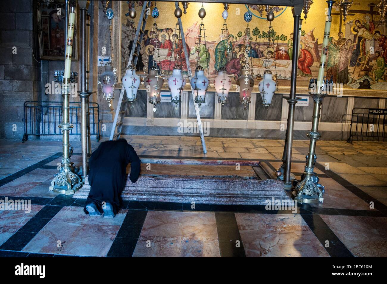 Pellegrinaggio – Israele: Chiesa del Santo Sepolcro, Gerusalemme Foto Stock