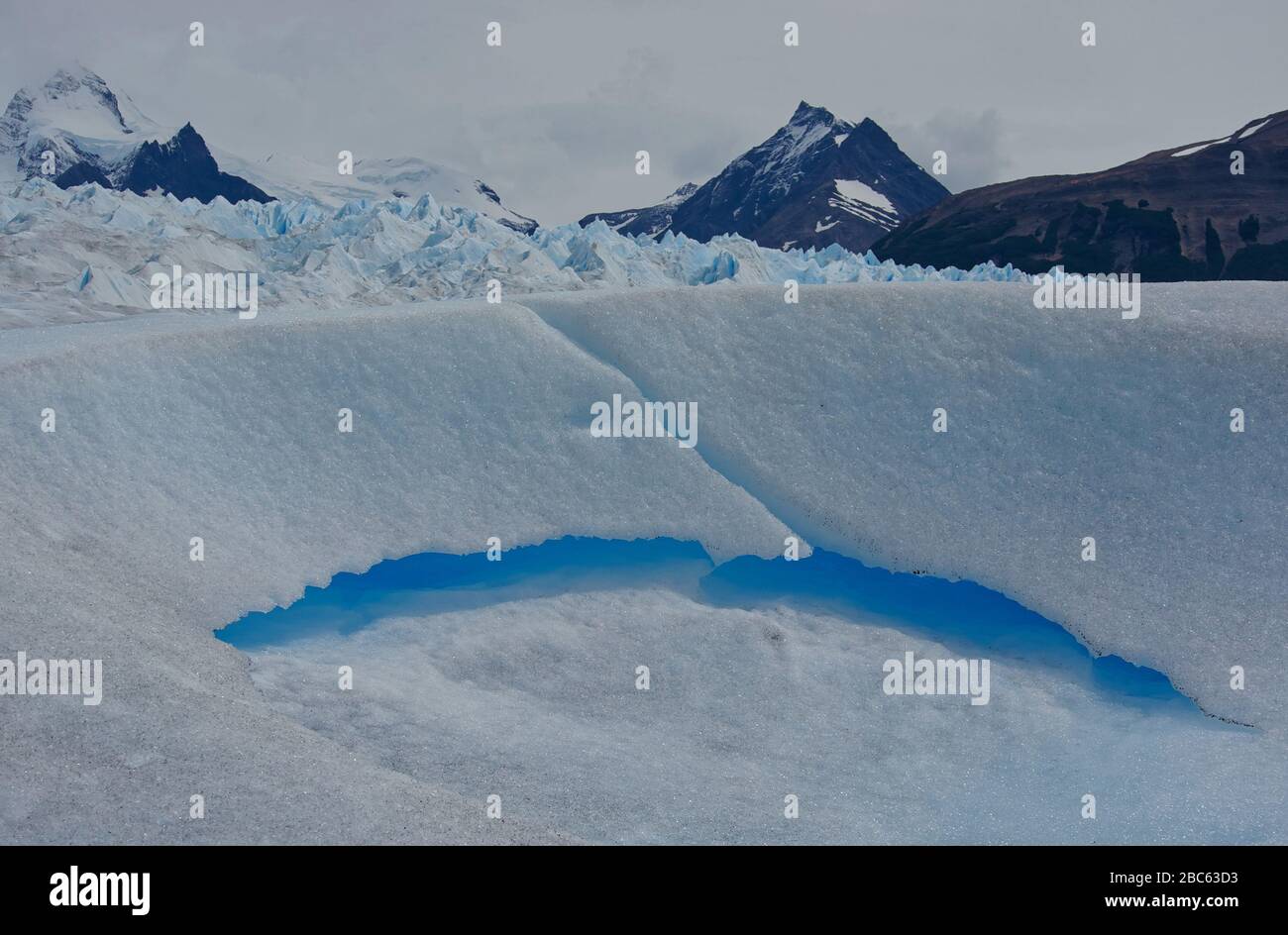 Ghiacciaio Perito Moreno Argentina Blue Ice Age Foto Stock