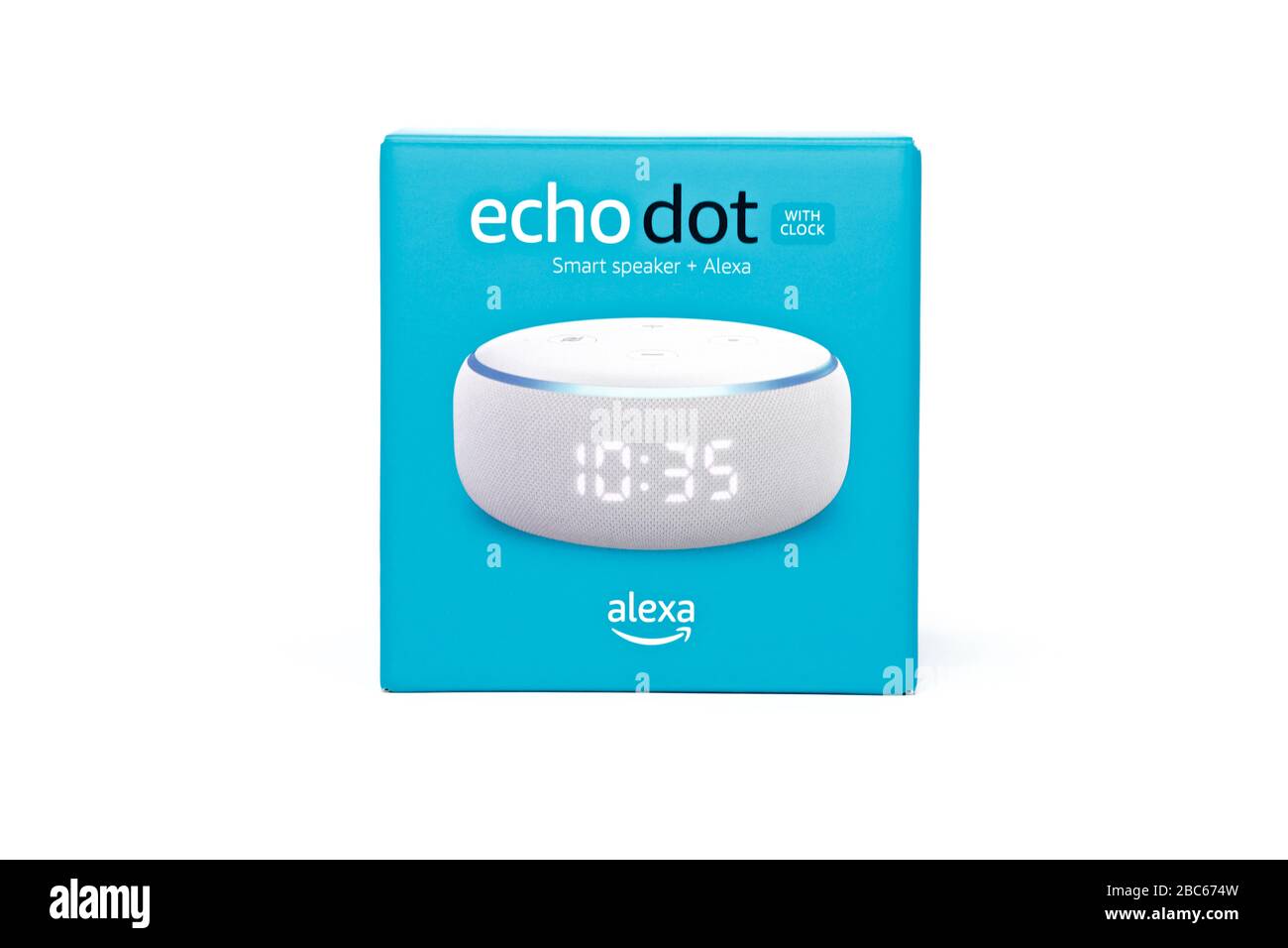 Amazon Eco Dot Foto Stock