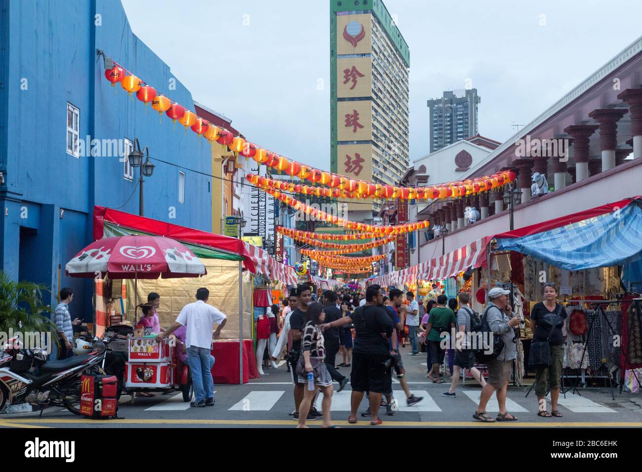 Capodanno Cinese a Singapore Foto Stock Capodanno Cinese a Singapore Foto Stock