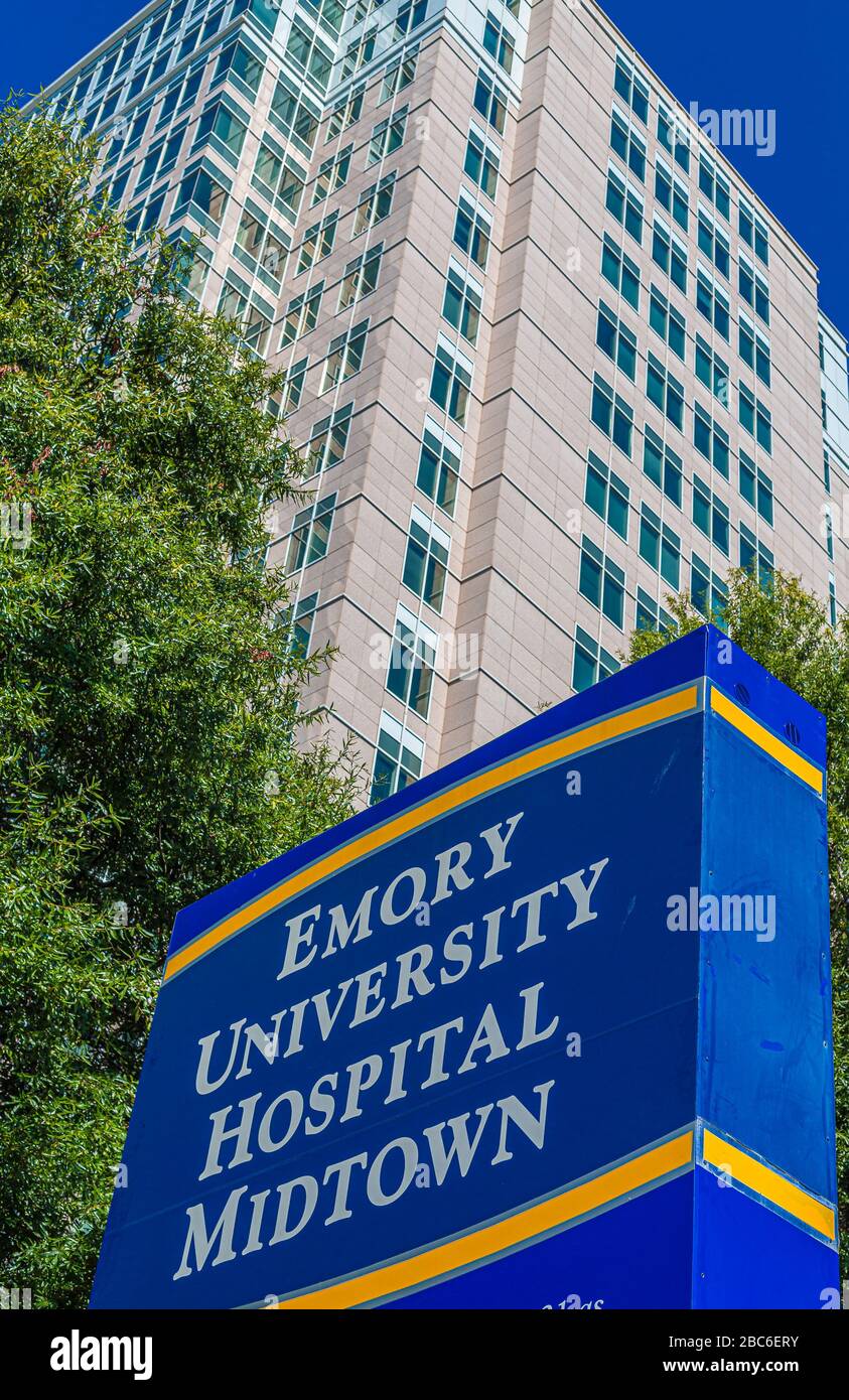 Emory University Hospital Midtown Foto Stock