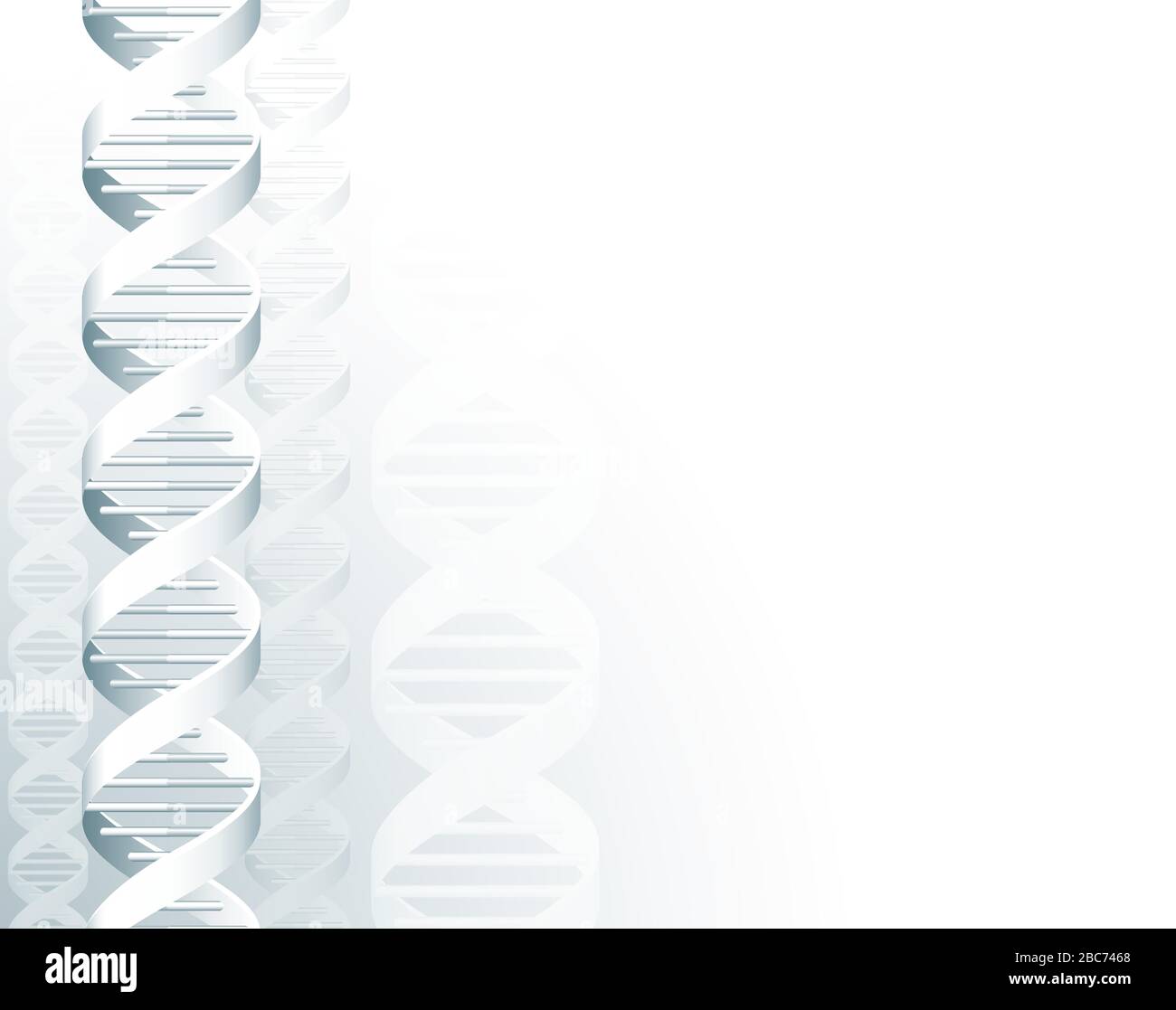 DNA Double Helix Molecule background Illustrazione Vettoriale