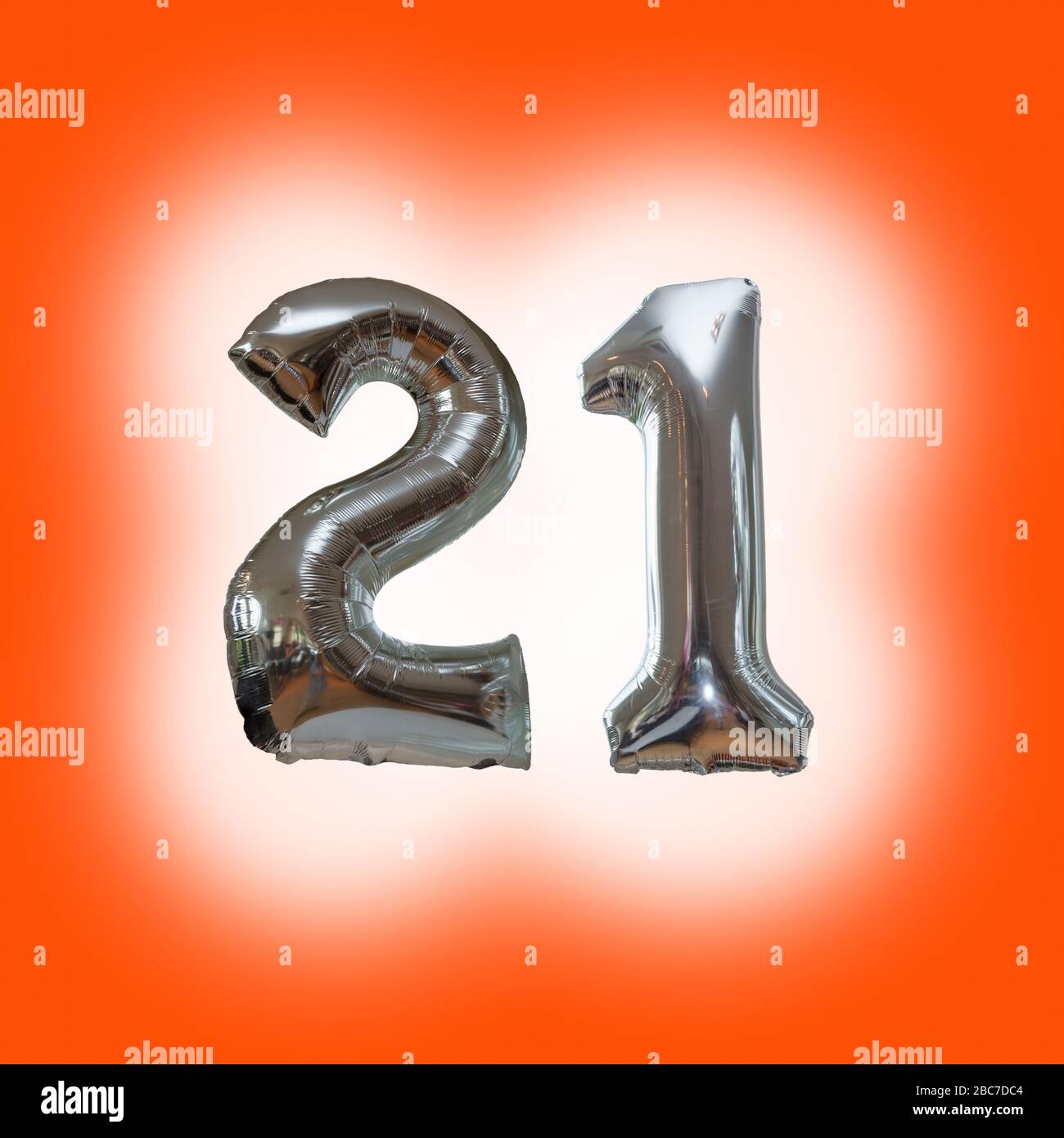 Striscione Olografico Per 21° Compleanno – 3,9 Metri Di Lunghezza, Decorazione Per Interni Ed Esterni, Colore Blu - 6
