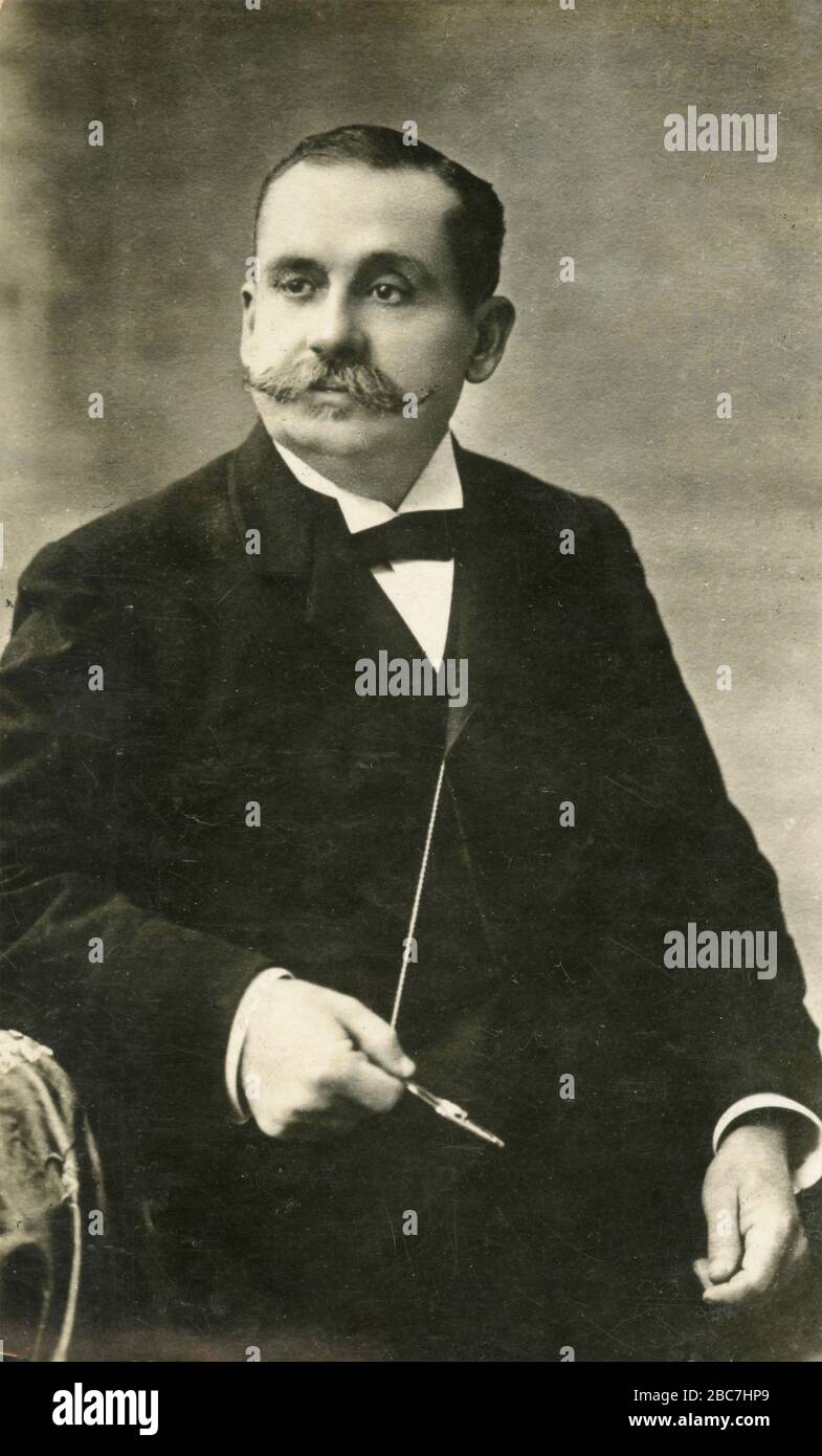 Guillermo Enrique Billinghurst, Presidente del Perù, 1913 Foto Stock