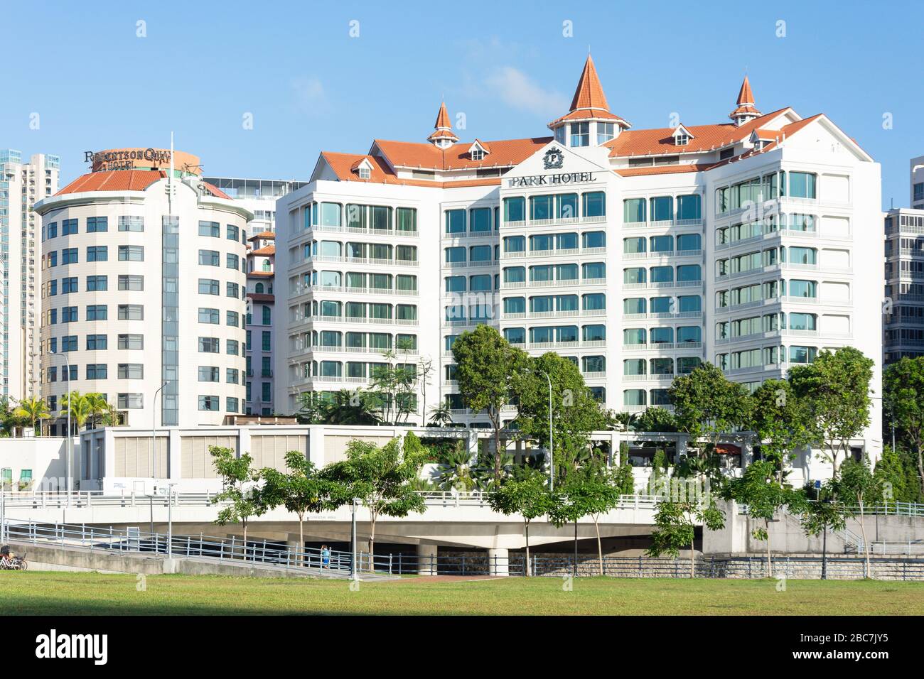 Park Hotel Clarke Quay e Robertson Quay Hotel, Unity Street, Clarke Quay, Central Area, Singapore Foto Stock