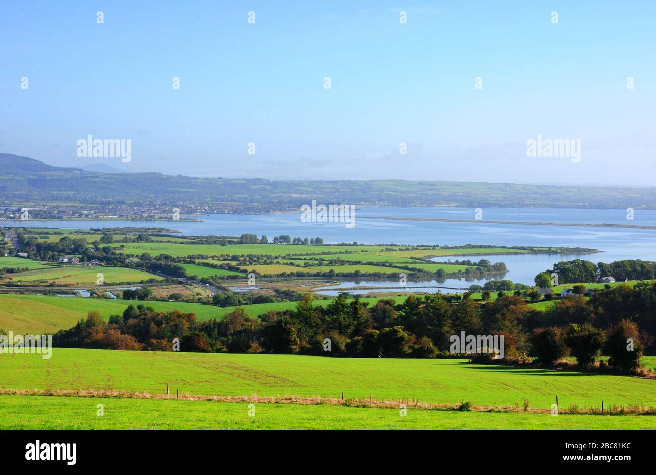 Vista di Dungarvan. Co Waterford, Eire. Foto Stock