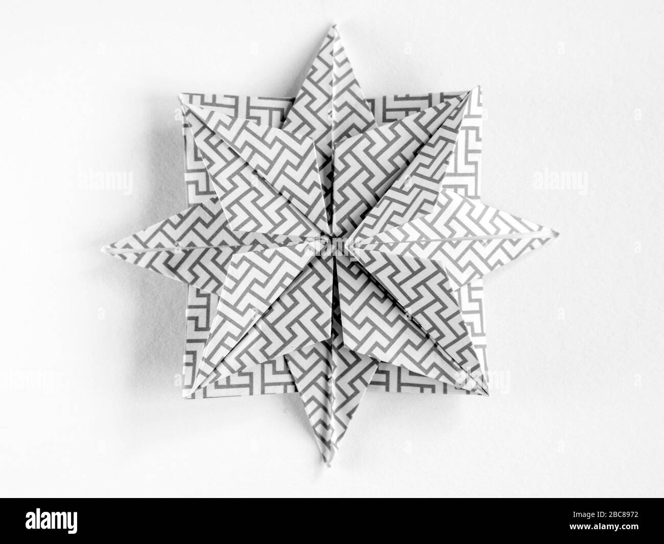 Origami stella Foto Stock