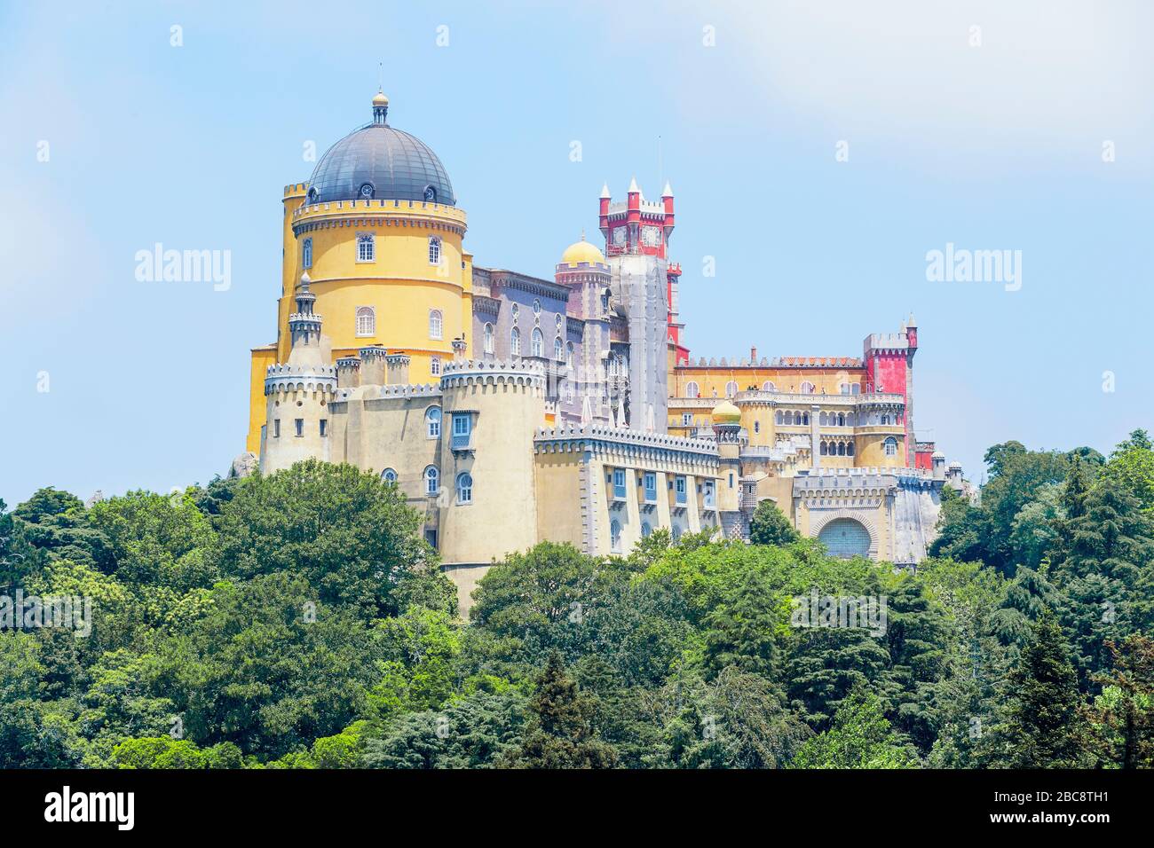 Pena il Palazzo Nazionale, Sintra Portogallo, Europa Foto Stock
