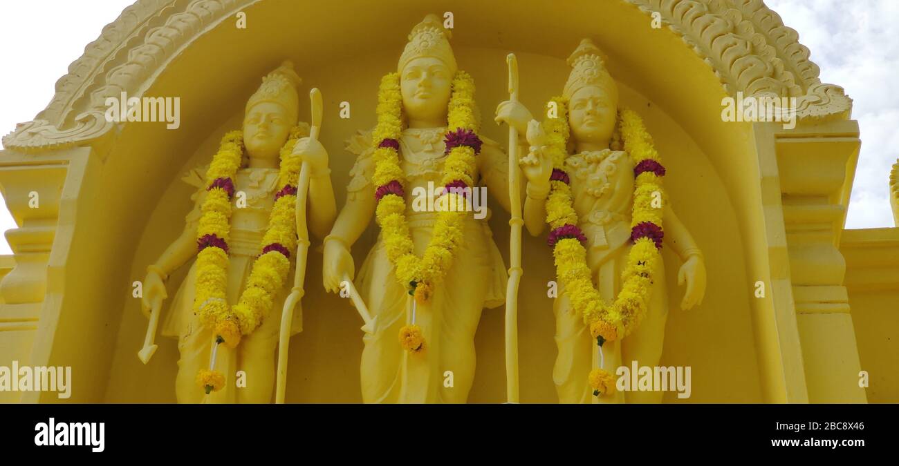 Karmanghat Hanuman tempio a Hyderabad Telangana Foto Stock