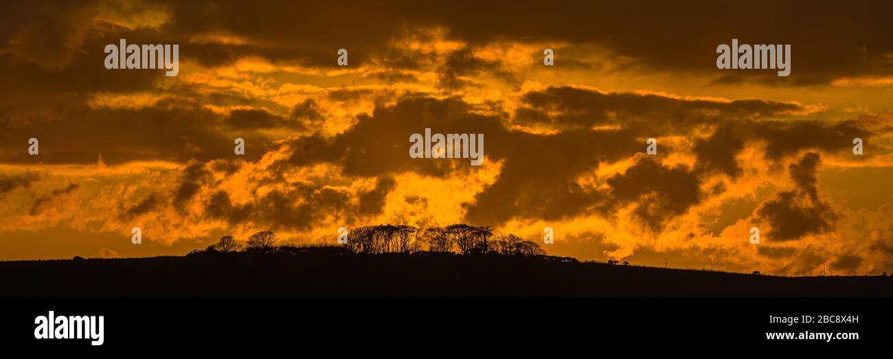 Orange Sky a Night Shperds Delight Foto Stock