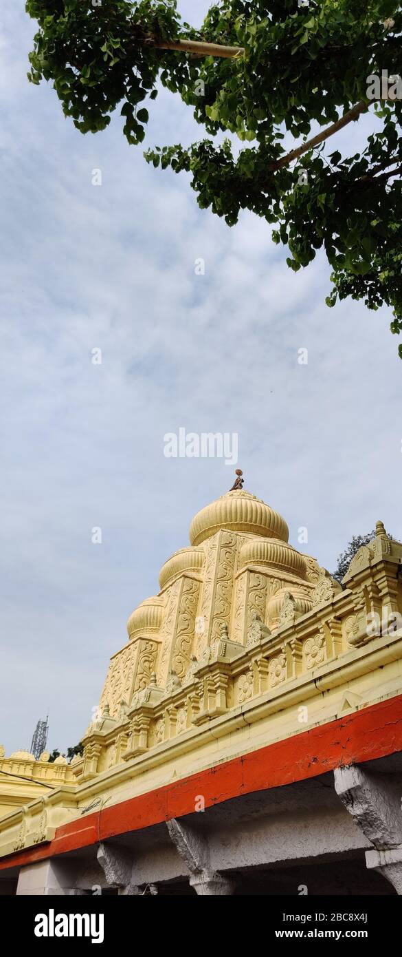 Tempio di Karmanghat Jagannath a Hyderabad Telangana Foto Stock