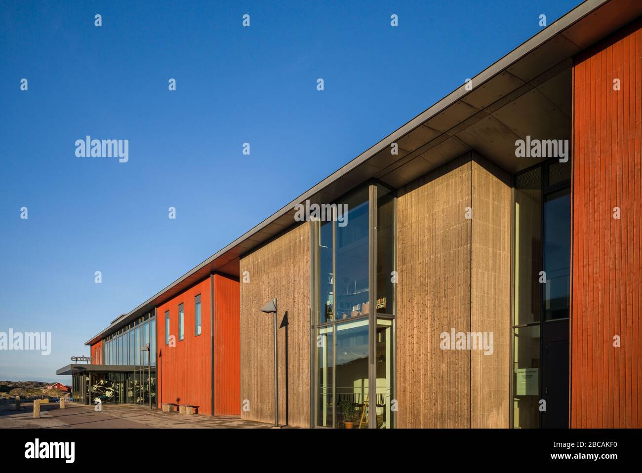 Svezia, Bohuslan, Isola Di Tjorn, Skarhamn, Akvarellmuseet, Nordic Watercolor Museum, Esterni Foto Stock
