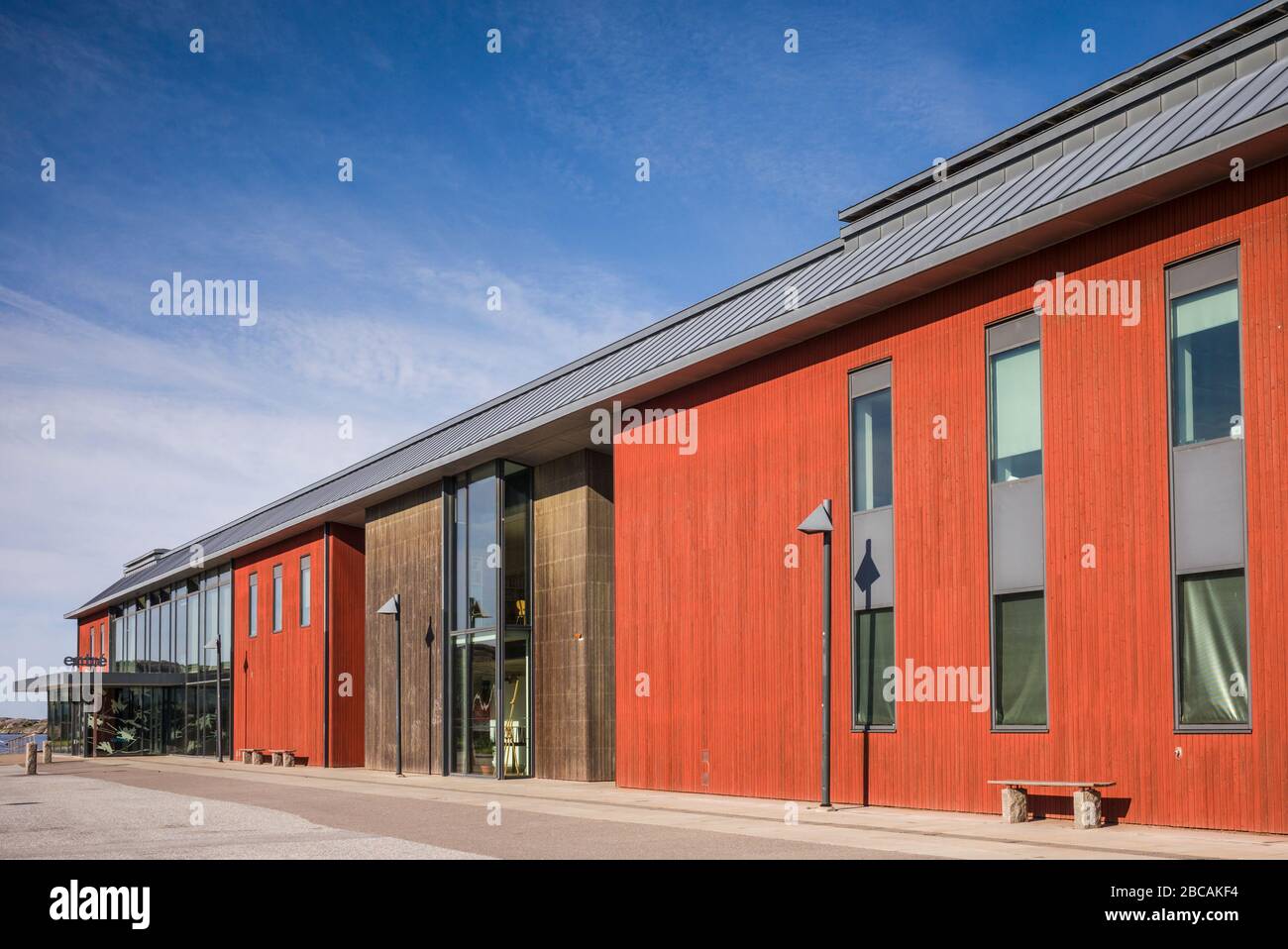 Svezia, Bohuslan, Isola Di Tjorn, Skarhamn, Akvarellmuseet, Nordic Watercolor Museum, Esterni Foto Stock