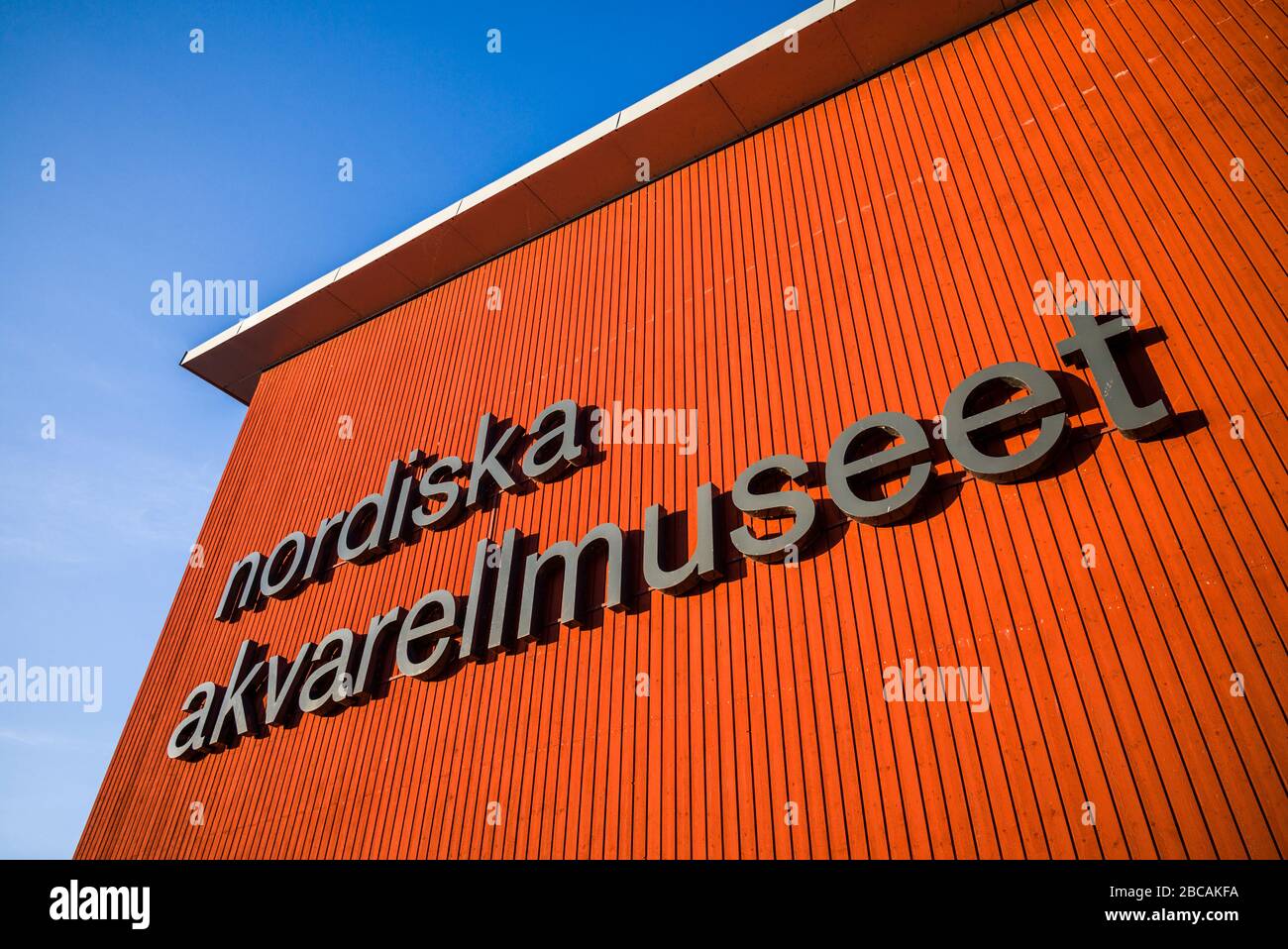 Svezia, Bohuslan, Isola Di Tjorn, Skarhamn, Akvarellmuseet, Nordic Watercolor Museum, Esterni Foto Stock